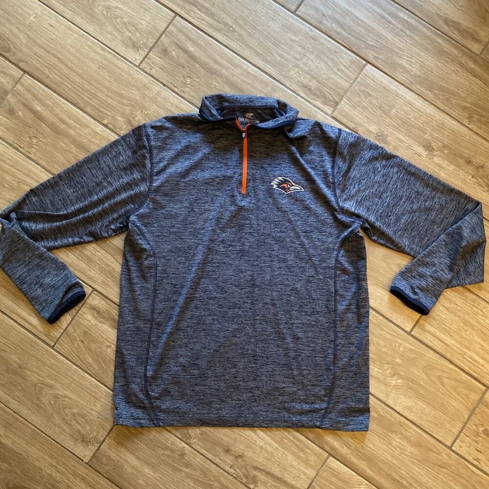 UTSA Roadrunners 1/4 Zip Pullover Long Sleeve Shirt Football Size Medium